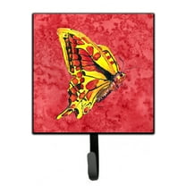 Carolines Treasures 8862SH4 Butterfly on Red Leash or Key Holder 7Hx4.25W multicolor