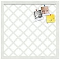 thumbnail image 2 of PinPix 18x18 Custom Cork Bulletin Board Diamond Modern Pattern Grey White Poster Board Has a Fabric Style Canvas Finish, Framed in Diamond Modern Pattern Grey White, by ArtToFrames (PinPix-1803), 2 of 5