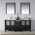 thumbnail image 2 of Sydney 72" Double w/ Mirrors (Espresso), 2 of 9