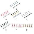 thumbnail image 4 of Soportes profesionales Qarigey para práctica de uñas acrílicas 6 piezas Negro, 4 of 6
