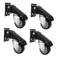 thumbnail image 2 of AMLESO 4 Pieces Workbench Caster 2.5 inch Moving Wheels for Machine Table Furniture, 2 of 8