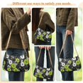 thumbnail image 4 of FORMRS Womens Shoulder Bag with Chain Strap Clutch Purse Cute Tote Handbag, White Flower Pattern, 4 of 7