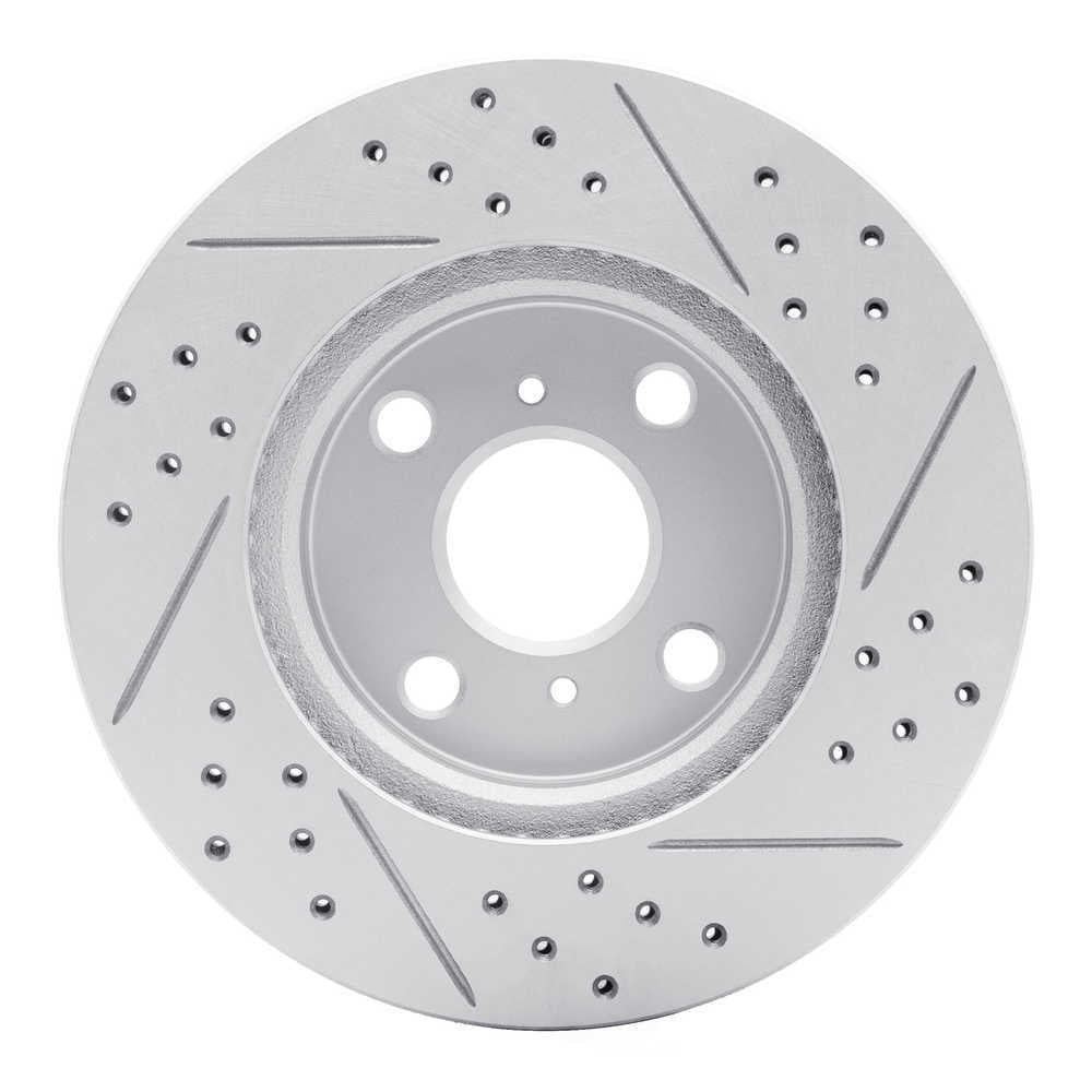 Dynamic Friction Company 830-76078L DFC Geoperformance Rotor - Drilled and Slotted