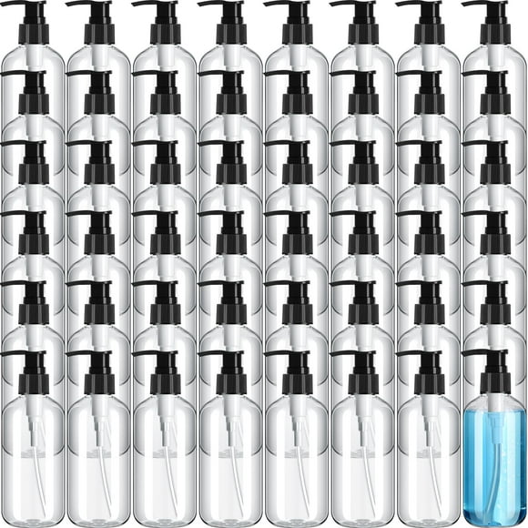 Botellas con bomba de plástico Gerrii Lotion Travel de 250 ml (8 oz), 60 unidades