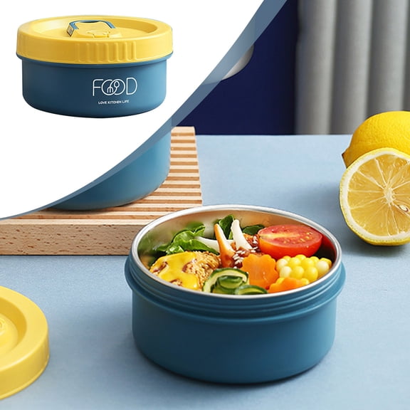 SHIMELE Large Stainless Steel Insulated Lunch Box, Microwave Bento Box, Portable Food Container, Leak-Proof Design, Ideal for Camping, Work, and Outdoor Use