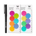 thumbnail image 1 of Mr. Pen- Juego De Notas Adhesivas Transparentes, 560 Hojas, Juego De Notas Adhesivas Transparentes Redondas Coloridas, 1 of 5