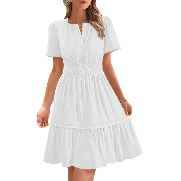 fitted lace wedding dress Amazon.com: Girls Crew Neck Happy Festival Gift Casual Going Out Dresses  for Girl Cap Sleeve Slimming Tunic Pleated Tie Dye A Line Tiered Long Summer  Fall 2026 6 Years: Clothing, Shoes & main image 1