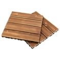 thumbnail image 6 of ZOENHOU 7pcs 12 x 12 Inch Wood Interlocking Decking Tiles, Wood Flooring Tiles, Composite Patio Floor Tiles for Flooring Decking Tiles, 6 of 6
