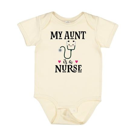 

Inktastic My Aunt is a Nurse Gift Baby Girl Bodysuit