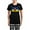 With Checker Pant, variant on CafePress - Ukrainian Flag With Fist Pajamas - Women's Short Sleeve Print T-Shirt and Pants Dark Cotton Pajama Set