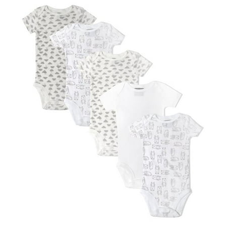 

Lily and Page Onesies Baby Boy 5-Pack Newborn Bodysuit Infant Clothes Cotton Onesie for Boys