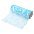 thumbnail image 2 of Rollos De Tul, Lazo De Regalo De Cinta De Tul De Decoración Multiusos Para Boda Para Fiesta Para Arcos De Banco ANGGREK Blue Tulle, 2 of 8
