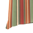 thumbnail image 3 of Jordan Manufacturing 18" x 18" Carter Autumn Maroon Stripe Square Outdoor Throw Pillow (2 Pack), 3 of 11