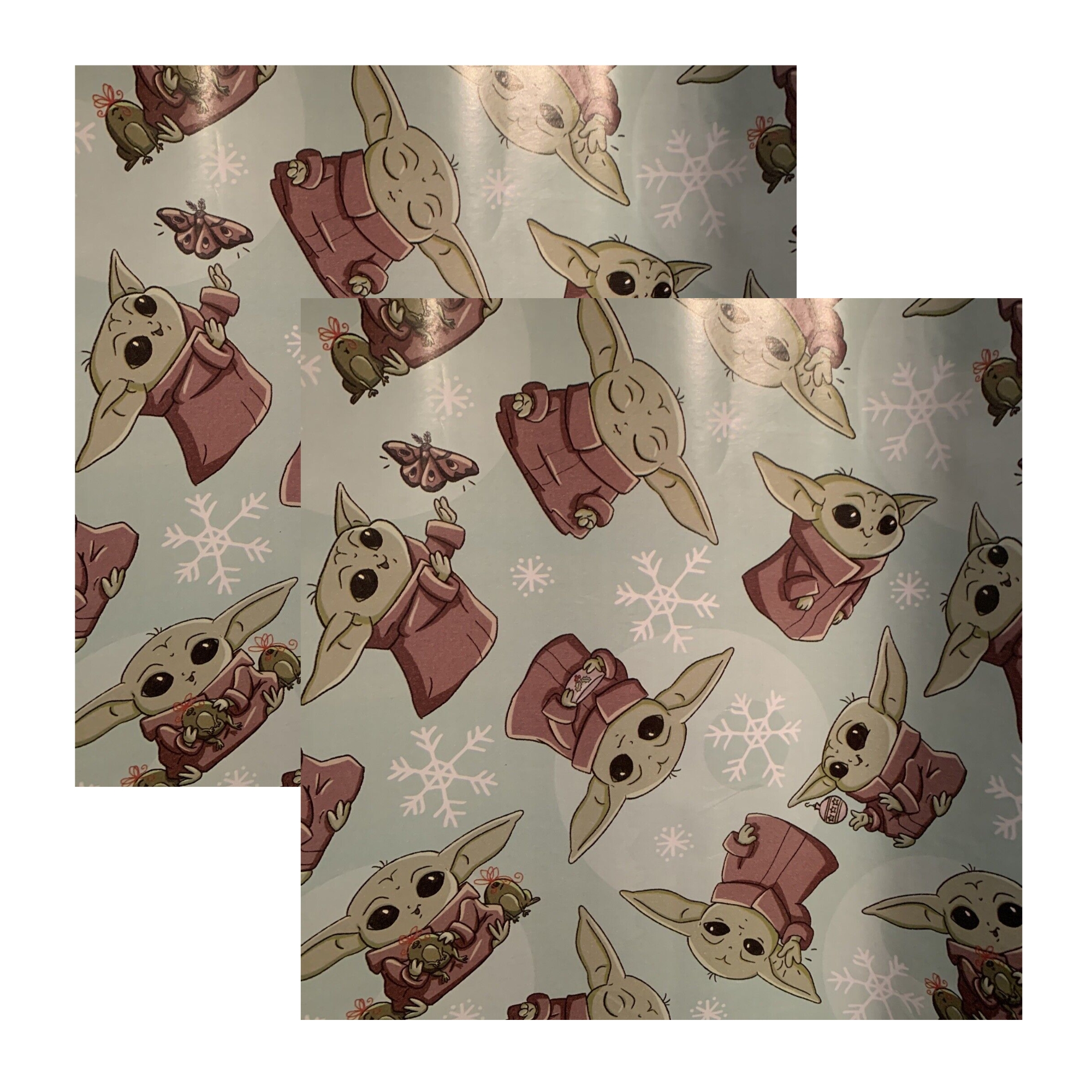Star Wars The Mandalorian Wrapping Paper, 2 Rolls Premium Paper