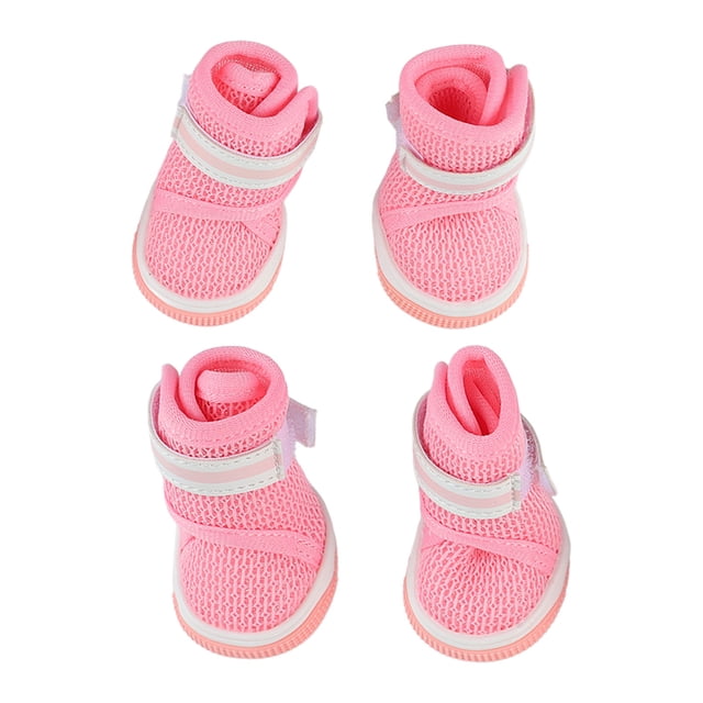 Zapatos de malla para perros Bling Bling Botas transpirables para perros zapatos de malla transpirables