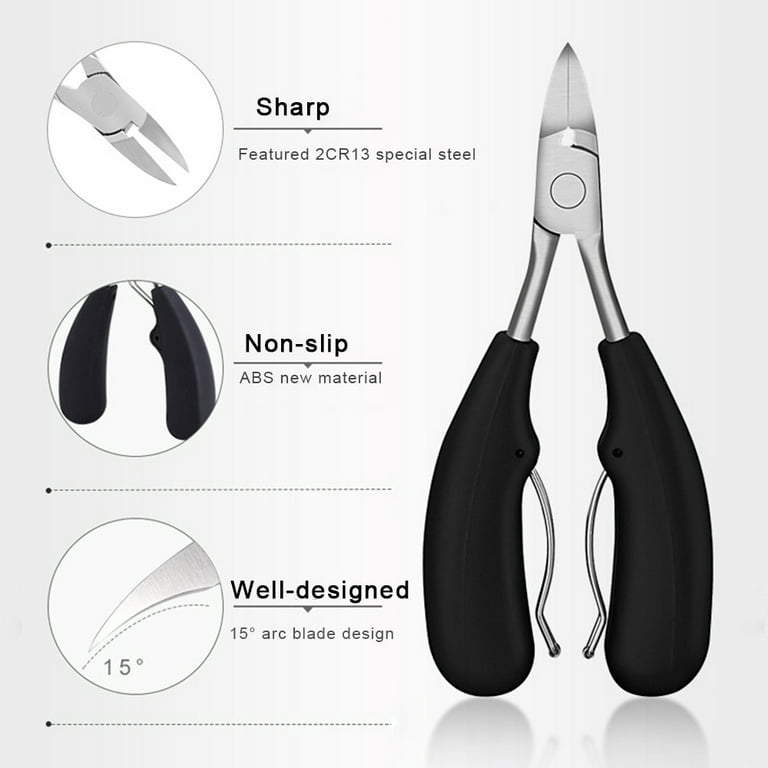 Toenail Clippers for Thick, Fungal or Ingrown Toenails, Heavy Duty