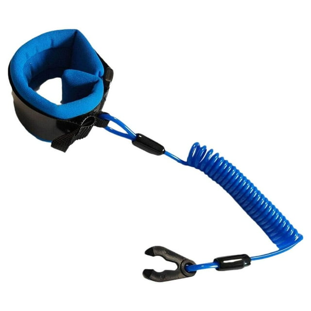 Surfboard Leash,Stand Up Paddle Board 5mm Coiled Spring Leg Foot Rope Surfing Leash for Surfboard