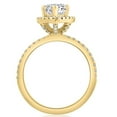 thumbnail image 2 of Pompeii 2 1/2Ct Pear Shape Diamond Lab Grown Engagement Ring White Yellow or Rose Gold, 2 of 3