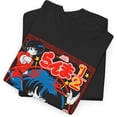 thumbnail image 3 of Ranma ½ T-Shirt Anime Merch Casual Short Sleeved T Shirt Unisex Black Tee, 3 of 4
