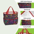 thumbnail image 4 of Garden Tool Bag,I Love My Dogs Art Garden Tool Organizer,Garden Gifts,Waterproof Multi-Pocket Garden Tool Storage 11.8x5.5x11.4 Inch(Tools NOT Included), 4 of 6