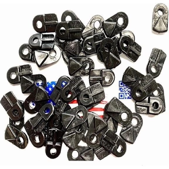 50 Pieces Plastic Flush Mount Screen Clip for Screen, Glass Or Door Panel. HANDY