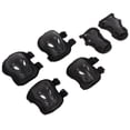 thumbnail image 2 of Protective Gear Set, Portable Plastic Shell Wrist Guard Knee Pad Elbow Pad Soft Sponge Adjustable  For Skateboarding, 2 of 8