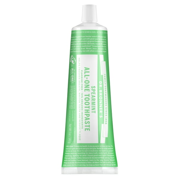 Dr. Bronner's AllOne Toothpaste Spearmint 5.0 oz