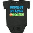 thumbnail image 3 of Inktastic Cricket Player in Training Boys or Girls Baby Bodysuit, 3 of 5
