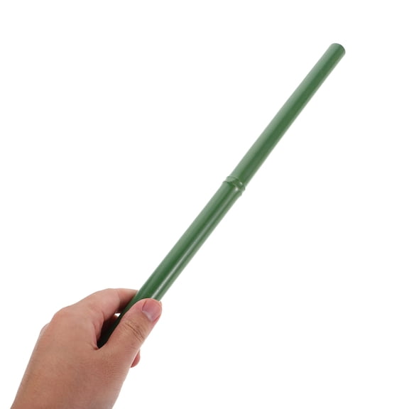 OULII 5-Pack Dark Green Artificial Poles for Outdoor Garden Fencing and Decorative Landscaping Use