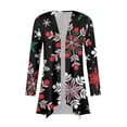thumbnail image 4 of GDfun Christmas Cardigan for Women Mid-Length Lightweight Soft Versatile Ladies Tops Long Sleeves, 4 of 6