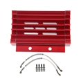 thumbnail image 1 of Motorcycle Radiator Oil Cooling System Aluminium Alloy Fit for 138CC 140CC 150CC PIT PRO Bike Trail Bike Dirt BikeRed, 1 of 5