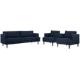 thumbnail image 2 of Modway Agile 3 Piece Upholstered Fabric Set in Blue, 2 of 6