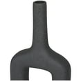 thumbnail image 4 of CosmoLiving by Cosmopolitan 16", 13"H Donut Shaped Black Ceramic Vase, Set of 2, 4 of 11