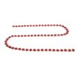 thumbnail image 4 of Dekaim Cadena con diamantes de imitación en forma de estrella de 10 mm, cadena con acabados decorativos brillantes para prendas de costura, manualidades, zapatos, sombreros, bolsos (grande, rojo), 4 of 5