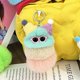 thumbnail image 5 of Llavero de peluche con bolas de felpa, llavero de conejo, llavero de felpa, gris, 11 Feliz Sencillez, 5 of 5