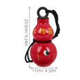 thumbnail image 2 of Gourd Water Bottle Red Outdoor Activities Portable with Strap Versatile Use 1Pack, 2 of 5