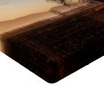 thumbnail image 2 of Ambesonne Tree Fitted Sheet, Countryside Autumn Dusk, Twin XL Size, Brown Blue, 2 of 3