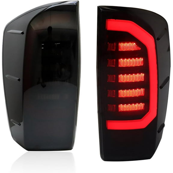 OTTULUR Left & Right Side LED Tail Lights Assembly Replacement for Toyota Tacoma 2016-2021 Pickup Driver and Passenger Side Rear Brake Lamps