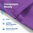 thumbnail image 5 of Seat Sack Student Chair Storage Pocket - 19", Single Pocket, Classroom Organizer for Student Desks, Durable Over-the-Chair Storage, Purple, 10-Pack, 5 of 9