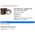 thumbnail image 2 of Front Brake Rotor - Compatible with 2010 - 2015 RX350 2011 2012 2013 2014, 2 of 2