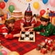 thumbnail image 5 of Tres en raya, juego de mesa infantil para jugar en interiores, tres en raya, muñecas educativas, 5 of 6