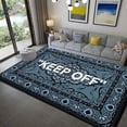 thumbnail image 1 of KEEP OFF Printed Floor Mat Furnishings Cashmere Living Room Area Rugs Bedroom Bedside Bay Window Carpet Halloween Christmas Gift My Lux Decor Round, 1 of 11