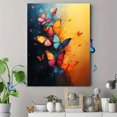 thumbnail image 4 of Qisvanset 12x16 Inch Vibrant Flying Butterfly Canvas Wall Art, Abstract Oil Painting Nature Serene Decor, 4 of 5