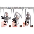 thumbnail image 3 of LOVIVER D-Shape Climbing Carabiner Screw Lock + Self Braking Stop Descender Gray, 3 of 8