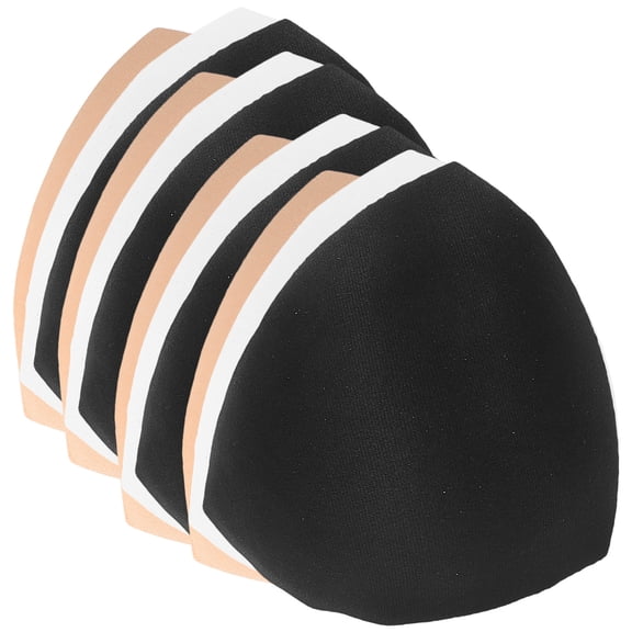HOMEMAXS 6 Pairs Women Removable Bra Spongy Pad Bra Inserts Pads For Swimwear Sports White Black Skin Color