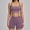 Purple 01, variant on Top-kevin Women 2 Piece Workout Sets High Waisted Tummy Control Biker Shorts Halter Padded Tank Tops