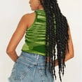 thumbnail image 4 of Gibobby Camiseta sin mangas para damas diarias(Verde,G), 4 of 5