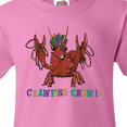 thumbnail image 4 of Inktastic Crawfish Crew Mardi Gras Crayfish with Beads Youth T-Shirt, 4 of 5