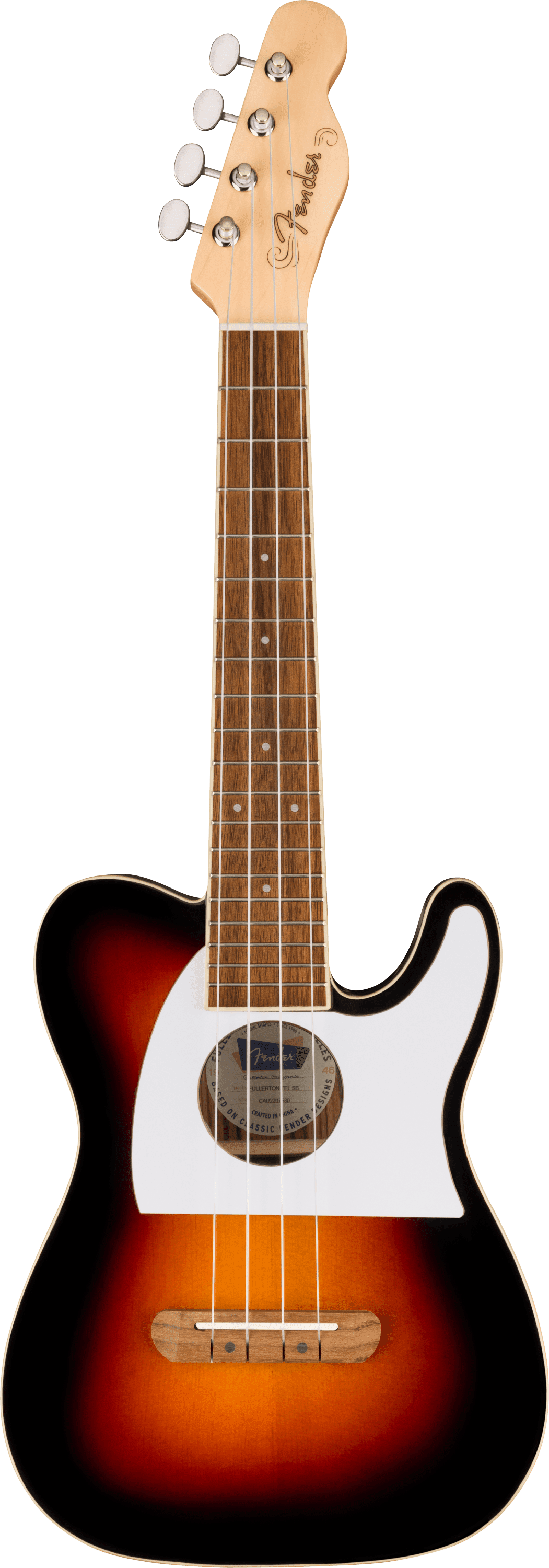 Pre-Owned Fender Fullerton Tele Uke, Walnut Fingerboard, White Pickguard, 2-Color Sunburst