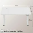 thumbnail image 2 of Toytexx Electric Standing Desk 63"x24", Height Adjustable Sit Stand Desk with Memory Presets, Steel Frame – Modern Home Office Desk, 2 of 9